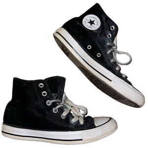 midnight velvet high top converse